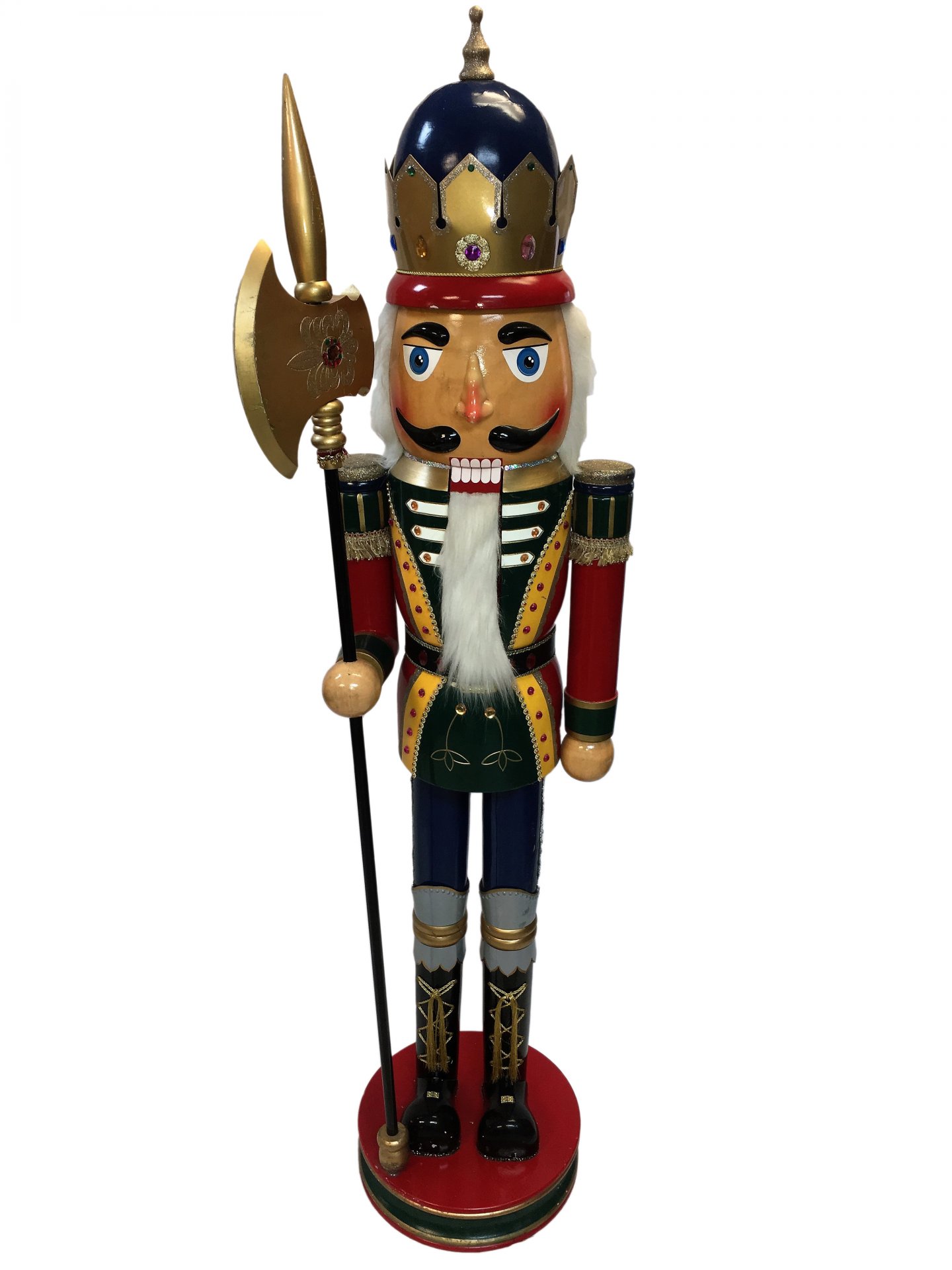 resin nutcracker statue